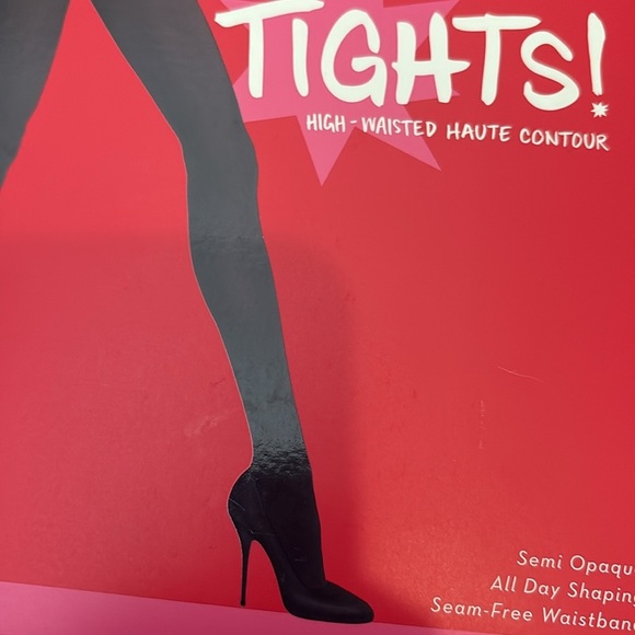 2 Pack SPANX Black Assets Tights Tights Size 6 /Large - Picture 5 of 7